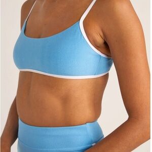 Rhythm Terry Contrast Bikini Top